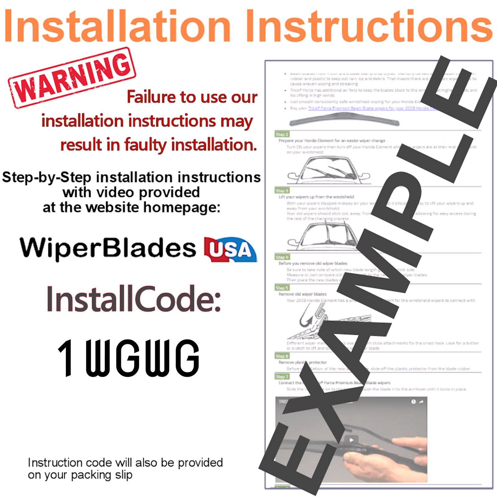 2011 Chevrolet Corvette Wiper Blades w/1yr Wear Warranty (Set of 2) Wipers - Image 5